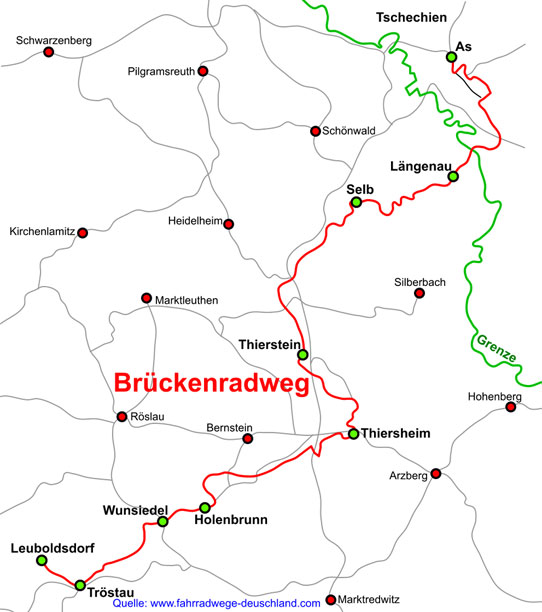 Brueckenradweg Fichtelgebirge