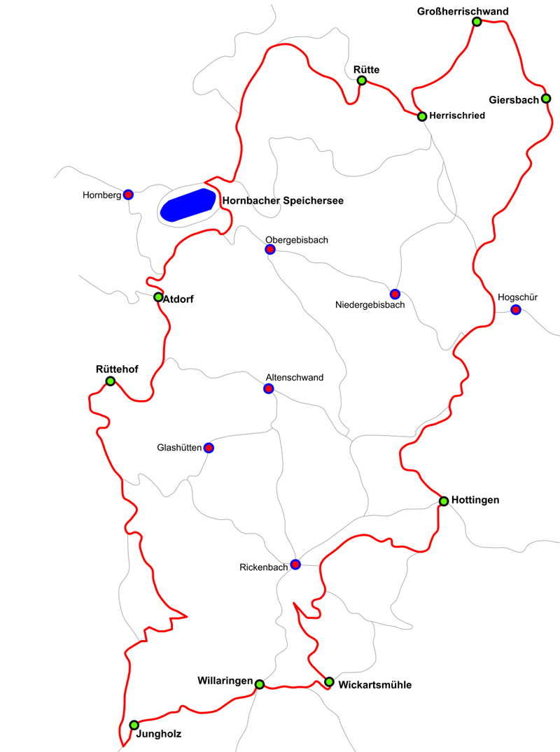 Hotzenwaldtour-Plan