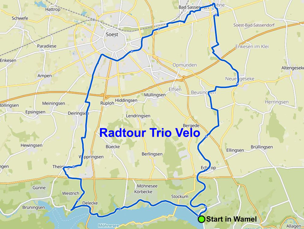 Radtour Trio Velo